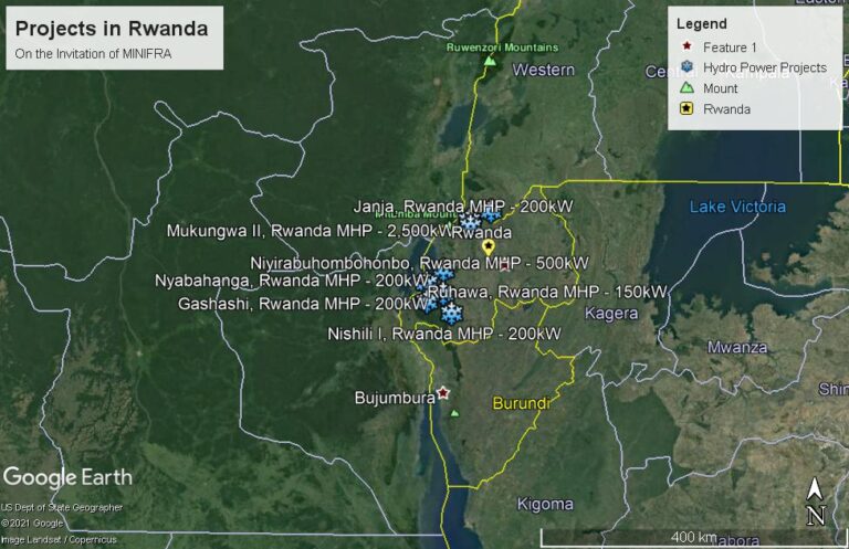Hydropower Projects in Rwanda – On the Invitation of MININFRA