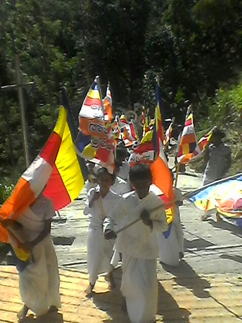 Access Road of Sri Jayathilakarama Temple, Hanguranketha
